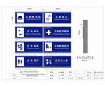 貼墻式應急標志牌，貼墻式地震標志牌